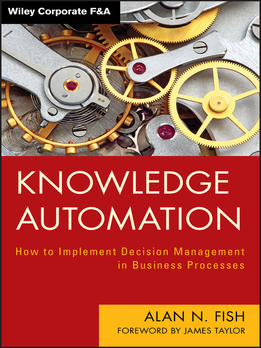 Title details for Knowledge Automation by Alan N. Fish - Available